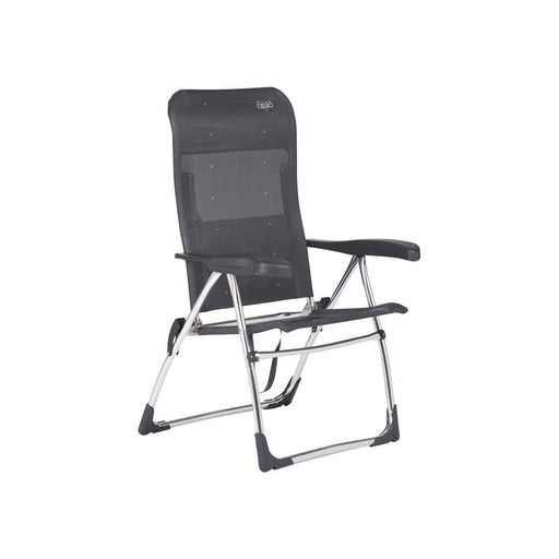 Crespo Beach Chair AL/206 Dark Grey Crespo - UK Camping And Leisure