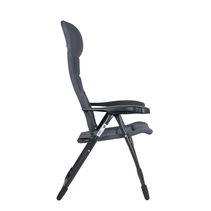 Crespo Chair AP/215 Air Deluxe Grey Crespo - UK Camping And Leisure