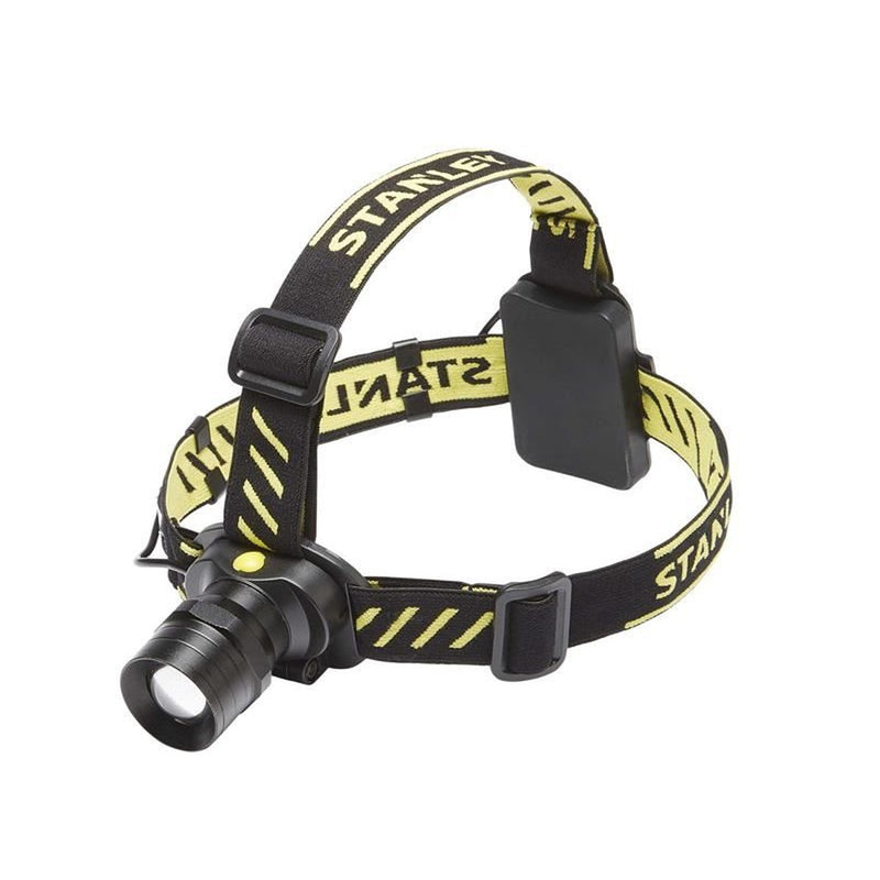 Stanley® Lighting Zoom Head Torch 300 Lumens STANLEY® Lighting - UK Camping And Leisure