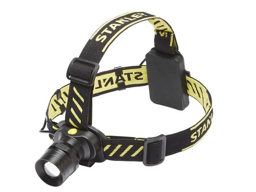 Stanley® Lighting Zoom Head Torch 300 Lumens STANLEY® Lighting - UK Camping And Leisure