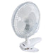 Draper 230V Clip-On Desk Fan, 6"/150mm, 15W 08710 Draper - UK Camping And Leisure