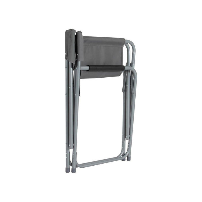 Bo-Camp Director's Chair Steel Grey Bo-Camp - UK Camping And Leisure