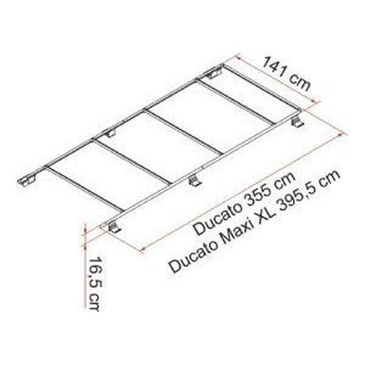 Fiamma Roof Rail Ducato Maxi Xl 05808-02- Fiamma - UK Camping And Leisure