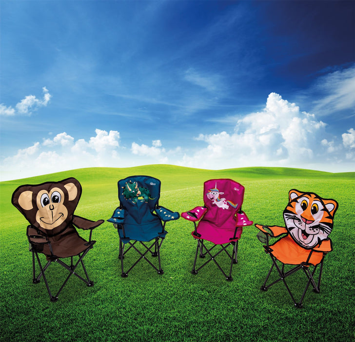 Quest Childrens Monkey Fun Folding Chair Quest - UK Camping And Leisure