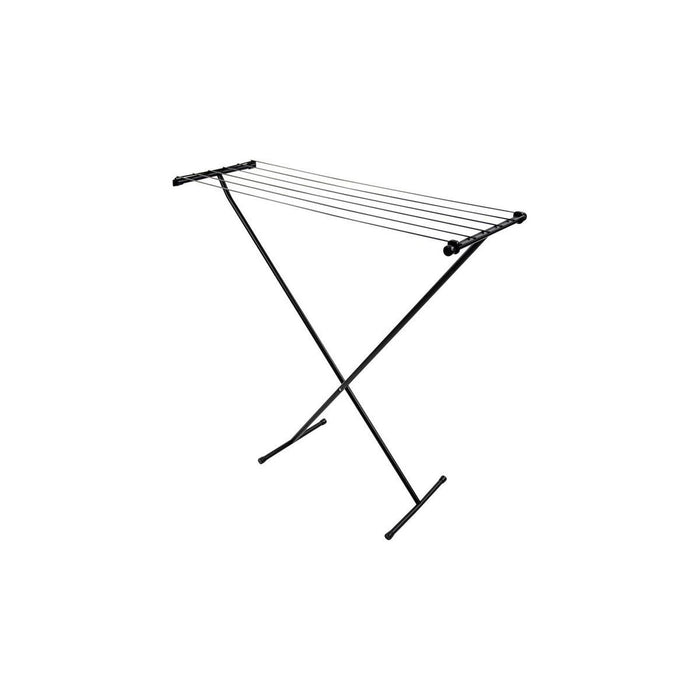 Bo-Camp Drying Rack Compact Steel Scissor Model Black 5.5M Bo-Camp - UK Camping And Leisure