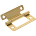 Cranked Flush Hinge Brass for Caravan/Motorhomes Nova - UK Camping And Leisure