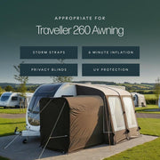 Leisurewize Traveller 260 Caravan Sleeping Annex - View 5