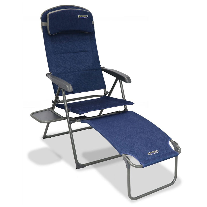 Quest Ragley Pro Recline Camping Caravan Chair with Side Table Quest - UK Camping And Leisure