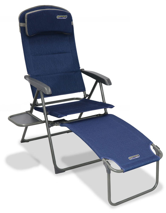 Quest Ragley Pro Recline Camping Caravan Chair with Side Table Quest - UK Camping And Leisure