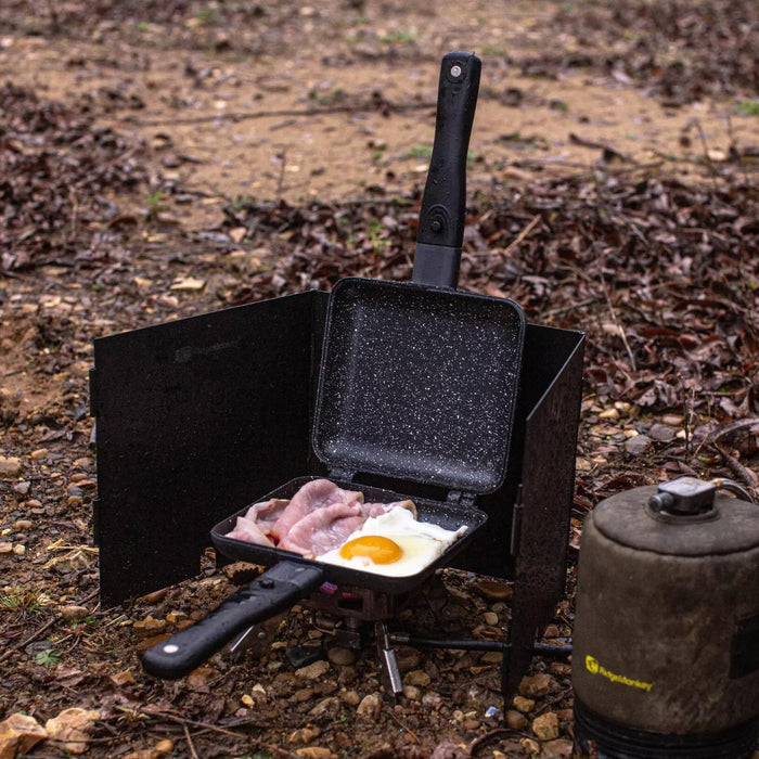 Ridgemonkey XL Connect Deep Pan Griddle Granite Edition Fishing