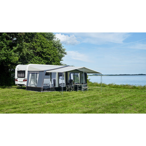 Isabella Front Sun Canopy Atlas Awning with Mega Frame | poled, porch
