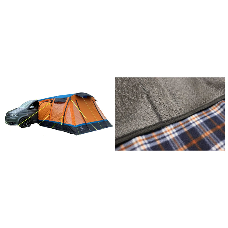 Olpro Loopo Breeze v2 Campervan Awning Orange / Grey Low - OB139 + Loopo Bundle