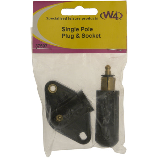 MDS1203 W4 Hella Type Single Pole Plug and Socket 37597 W4 - UK Camping And Leisure