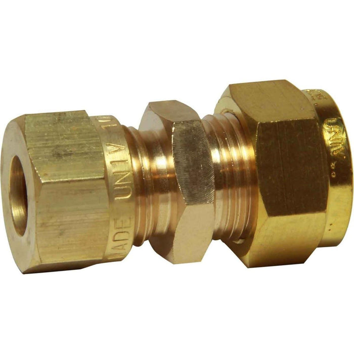 Brass Straight Coupling 3/8" x 15mm Wade - UK Camping And Leisure