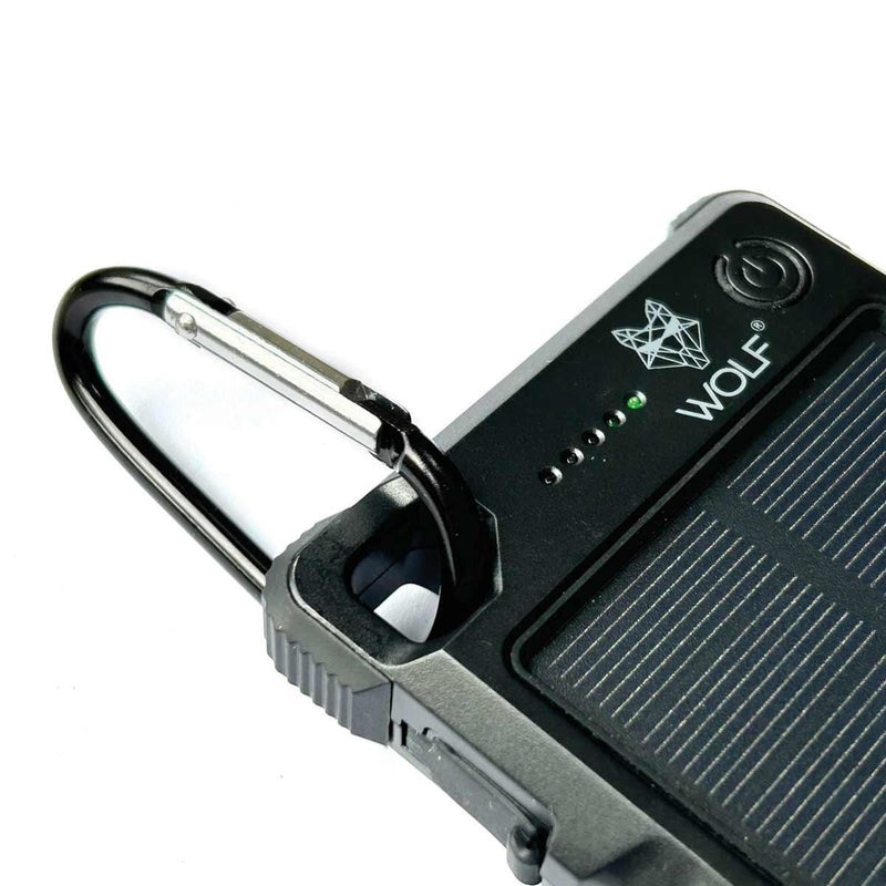 Wolf Outdoors SPB-10 Solar Power Bank Blue Edition Wolf Outdoors - UK Camping And Leisure