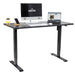 Dellonda Single Motor  Adjustable-Height Electric Sit/Stand Desk - Black Desktop Dellonda - UK Camping And Leisure