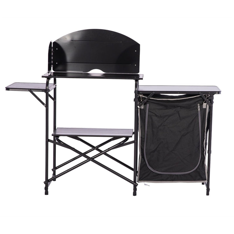 Quest Oregano Kitchen Camping Stand (black) Quest - UK Camping And Leisure