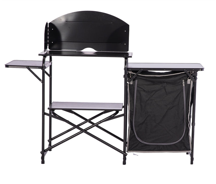 Quest Oregano Kitchen Camping Stand (black) Quest - UK Camping And Leisure