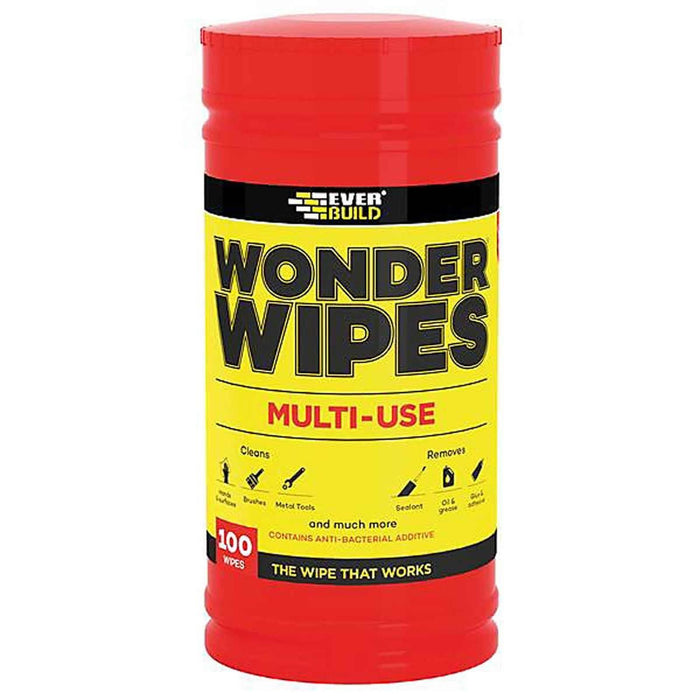 Everbuild Wonder Wipes Multi-Use (Pack of 100) Sika - UK Camping And Leisure