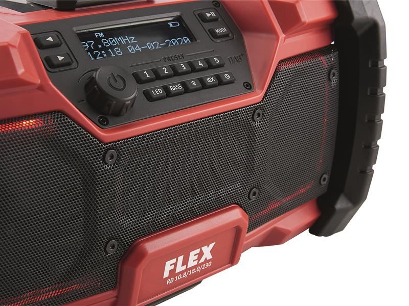Flex Power Tools RD 10.8/18.0/230 Cordless Radio 240V & Li-ion Bare Unit Flex Power Tools - UK Camping And Leisure