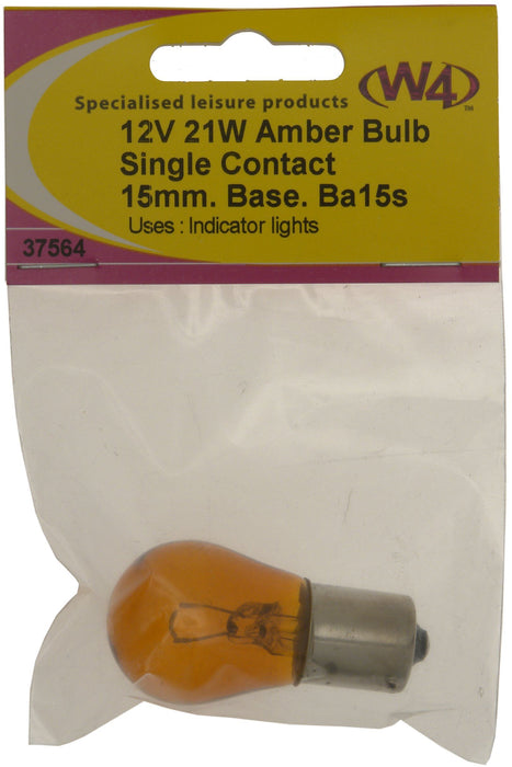 W4 Amber Flasher 21W 12V 37564 W4 - UK Camping And Leisure