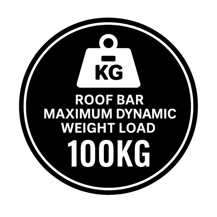 Roof Tent Bars Aluminium Roof Bars fits Ford Fiesta Active   2018-2024  Estate 5-dr with Flush Rails