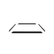 Thule Caprock Railing Kit roof platform railing kit L Roof platform accessory Thule - Bars 4 Cars