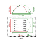 Coleman Darwin Summer 3 Tent 3 Berth - View 18