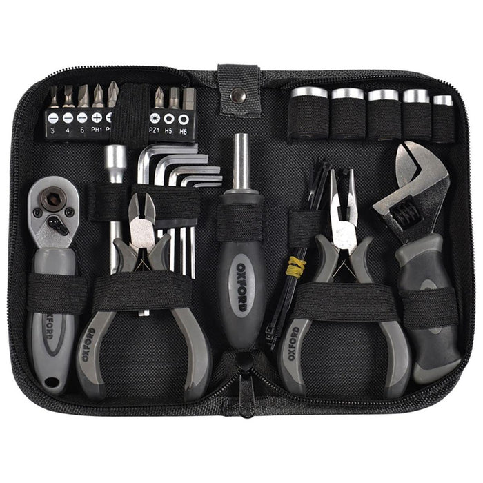 Oxford Products Tool Kit Pro Comprehensive Tool Kit for Motorcycle Maintenanc Oxford - UK Camping And Leisure