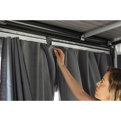 Fiamma Curtains Kit Dark Grey 1 Pair (08761-01-) Fiamma - UK Camping And Leisure