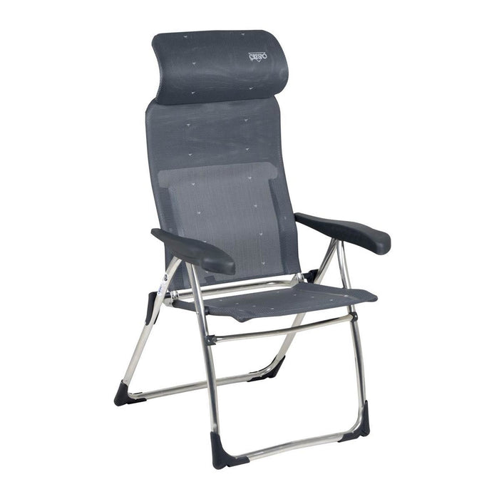 Crespo Chair AL/215 Compact Dark Grey Crespo - UK Camping And Leisure