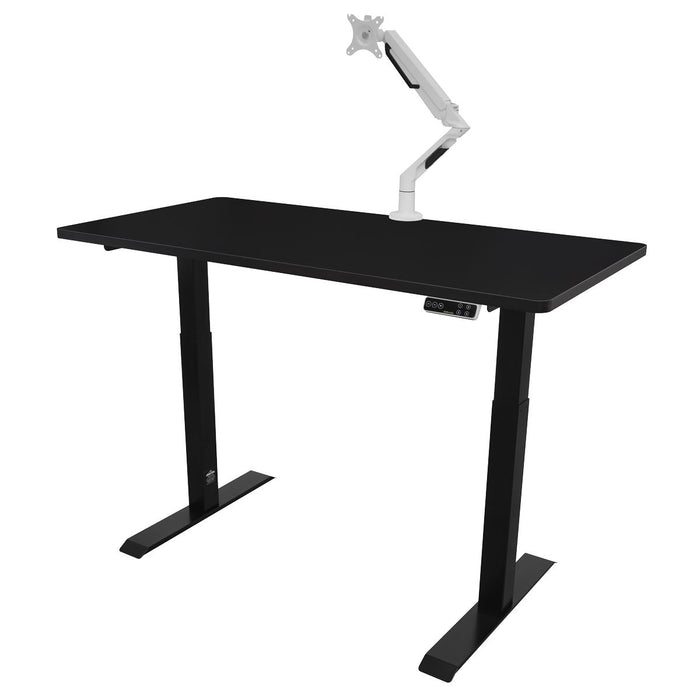 Dellonda  Electric Height Adjustable Standing Desk 1400 x 700mm Dual Motor 100kg Dellonda - UK Camping And Leisure