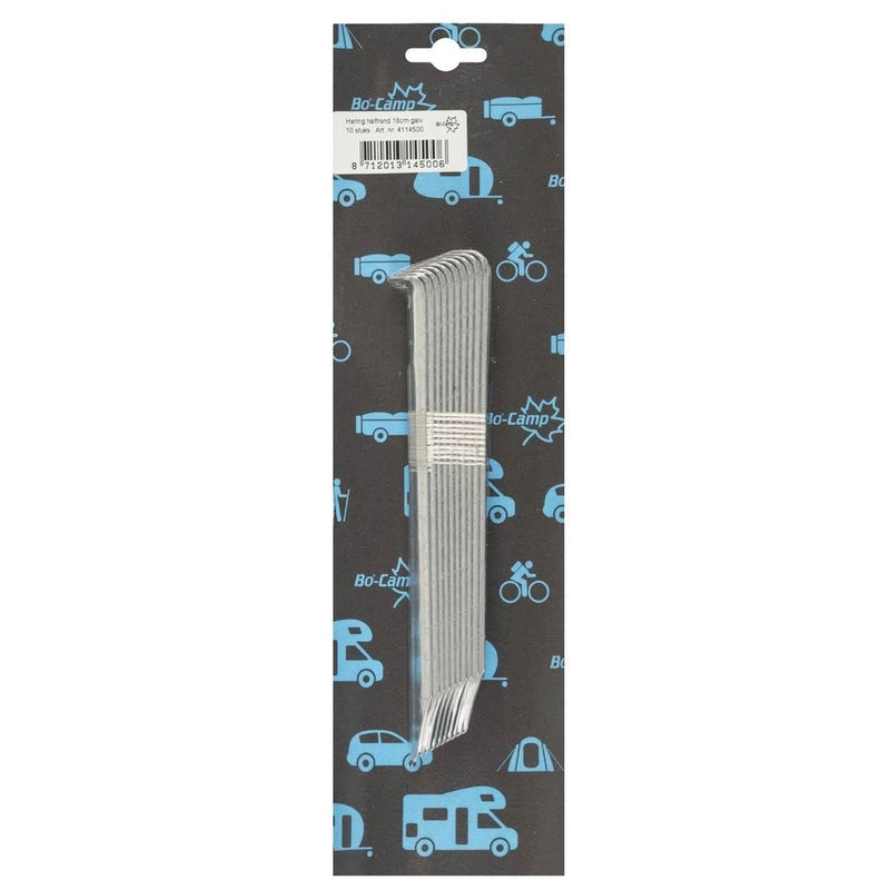 Bo-Camp Peg Semi-Circular 10 Pieces Bo-Camp - UK Camping And Leisure