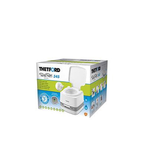 Thetford Porta Potti Qube 345 Portable Chemical Toilet Caravan Camping White Thetford - UK Camping And Leisure