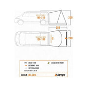 Vango Arden Tailgate Tailgate Smoke Vango - UK Camping And Leisure