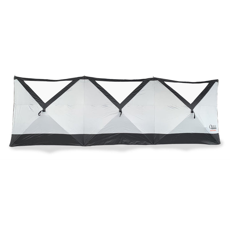 Quest Screen Shield Quad Vision Pop Up Windbreak (3 panel) With Windows Quest Leisure - UK Camping And Leisure