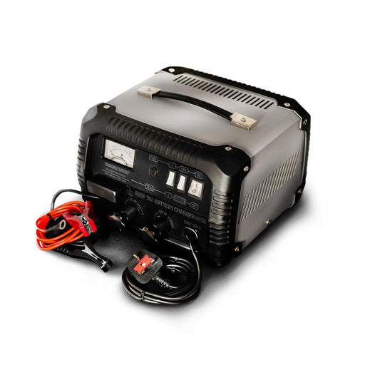 Maypole Heavy Duty Steel 30 Amp 12V/24V Car Van Tractor Battery Charger Mp750