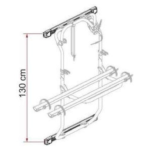 Fiamma Kit Bars Dj Ducato >06 For Cb Dj Deep Black 08754-01A Fiamma - UK Camping And Leisure