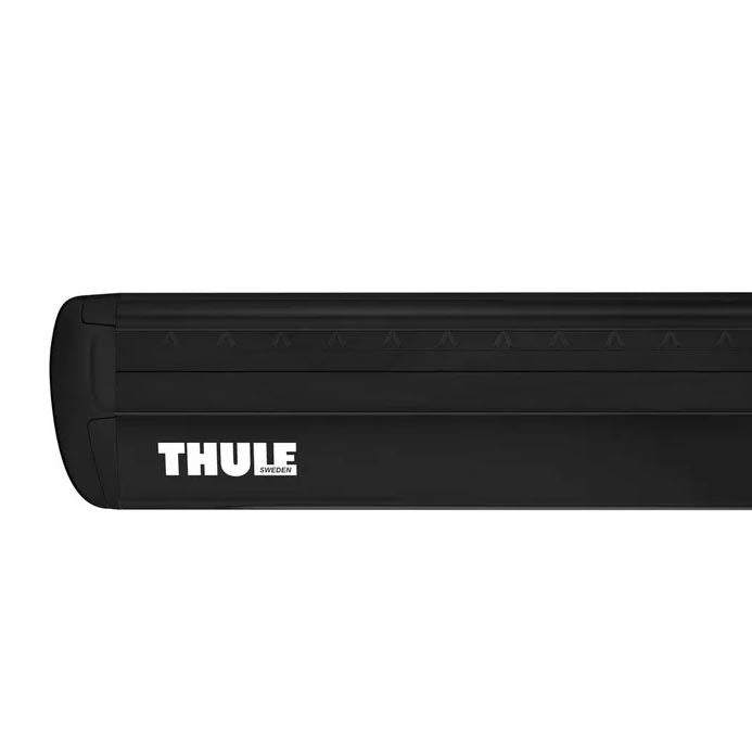 Thule WingBar Evo Roof Bars Black fits Toyota Highlander 2020- SUV 5-dr with flush rails and fixpoint foot Thule - UK Camping And Leisure