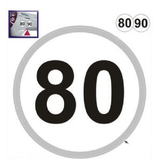 W4 French Speed Limit Stickers 80 & 90 Kph 37130 UK Camping And Leisure - UK Camping And Leisure