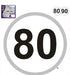 W4 French Speed Limit Stickers 80 & 90 Kph 37130 UK Camping And Leisure - UK Camping And Leisure