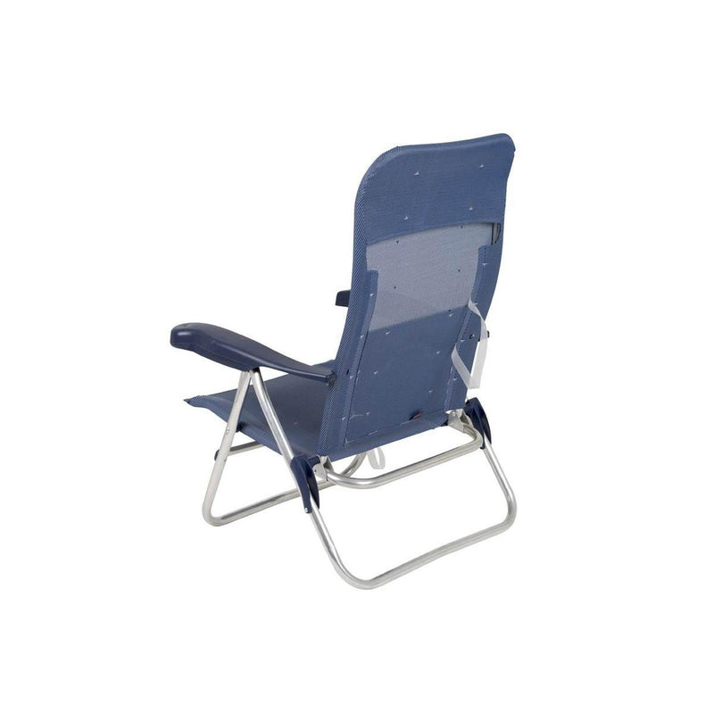 Crespo Beach Chair AL/205 Dark Blue Crespo - UK Camping And Leisure