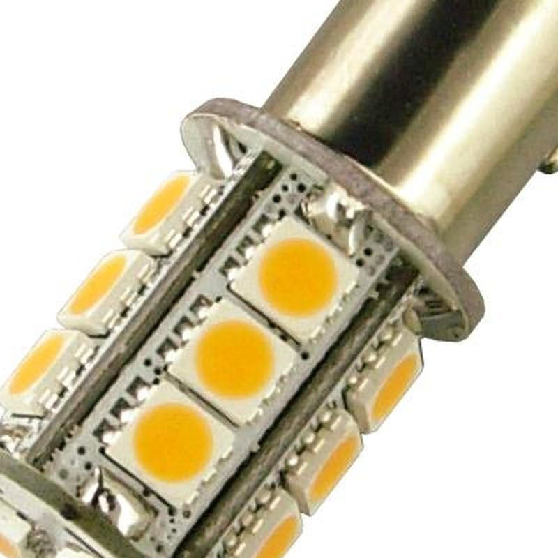18 LED BA15D Bayonet Tower Bulb Cool White