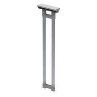 Comet 2 Table Leg Folded With Top Joint Double Profile 2021104616