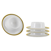 Gimex Linea Line Egg Cup Gold 4 Pieces Gimex - UK Camping And Leisure