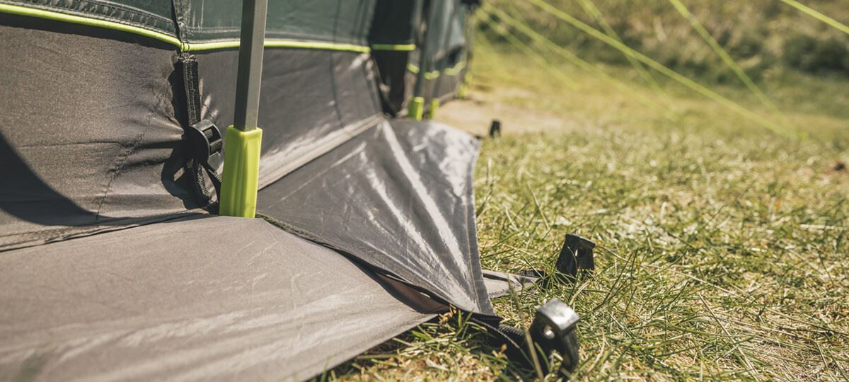 Outwell Phoenix 6+2 Pole Tent Green 8 Person Outwell - UK Camping And Leisure