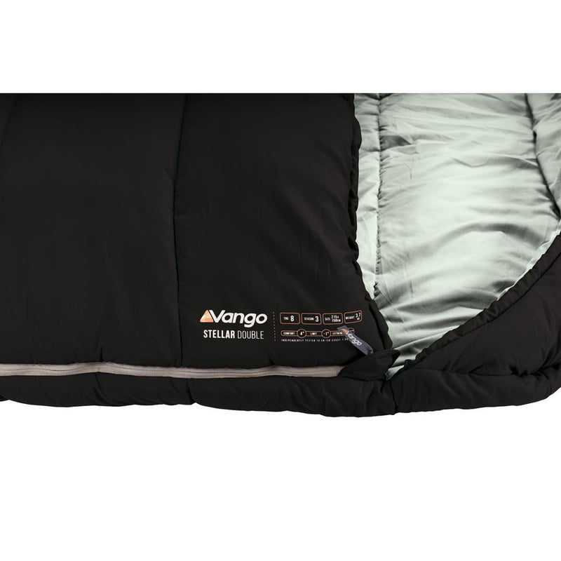Vango Stellar Double Sleeping Bag Black - View 3