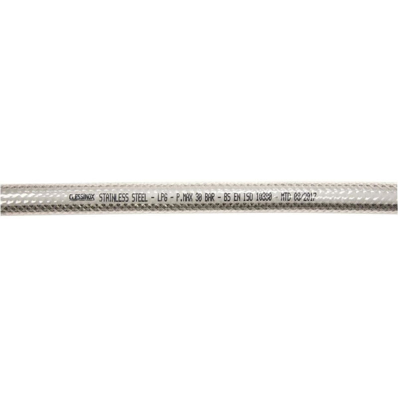 33" Stainless Pigtail W20 to Pol with Non-Return Valve Clesse - UK Camping And Leisure