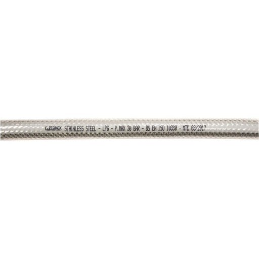 33" Stainless Pigtail W20 to Pol with Non-Return Valve Clesse - UK Camping And Leisure