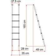 Fiamma Deluxe 5B Bunk Ladder, Sturdy & Reliable Build Fiamma - UK Camping And Leisure